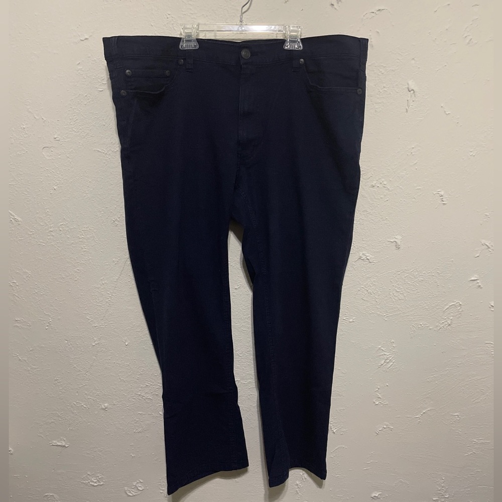 True Nation Straight Fit Men's Pants 42x30 Blue Casual Chino DXL Big & Tall EUC